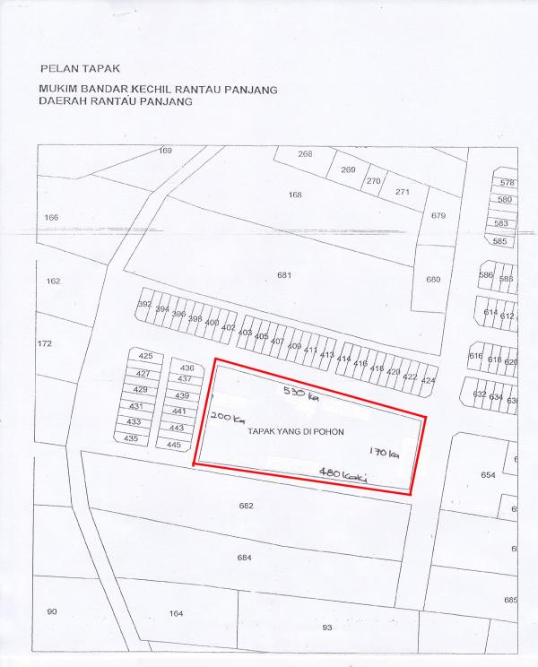 Tawaran Cadangan Pembangunan Semula Tapak Pasar Lama Rantau Panjang 0 600x744