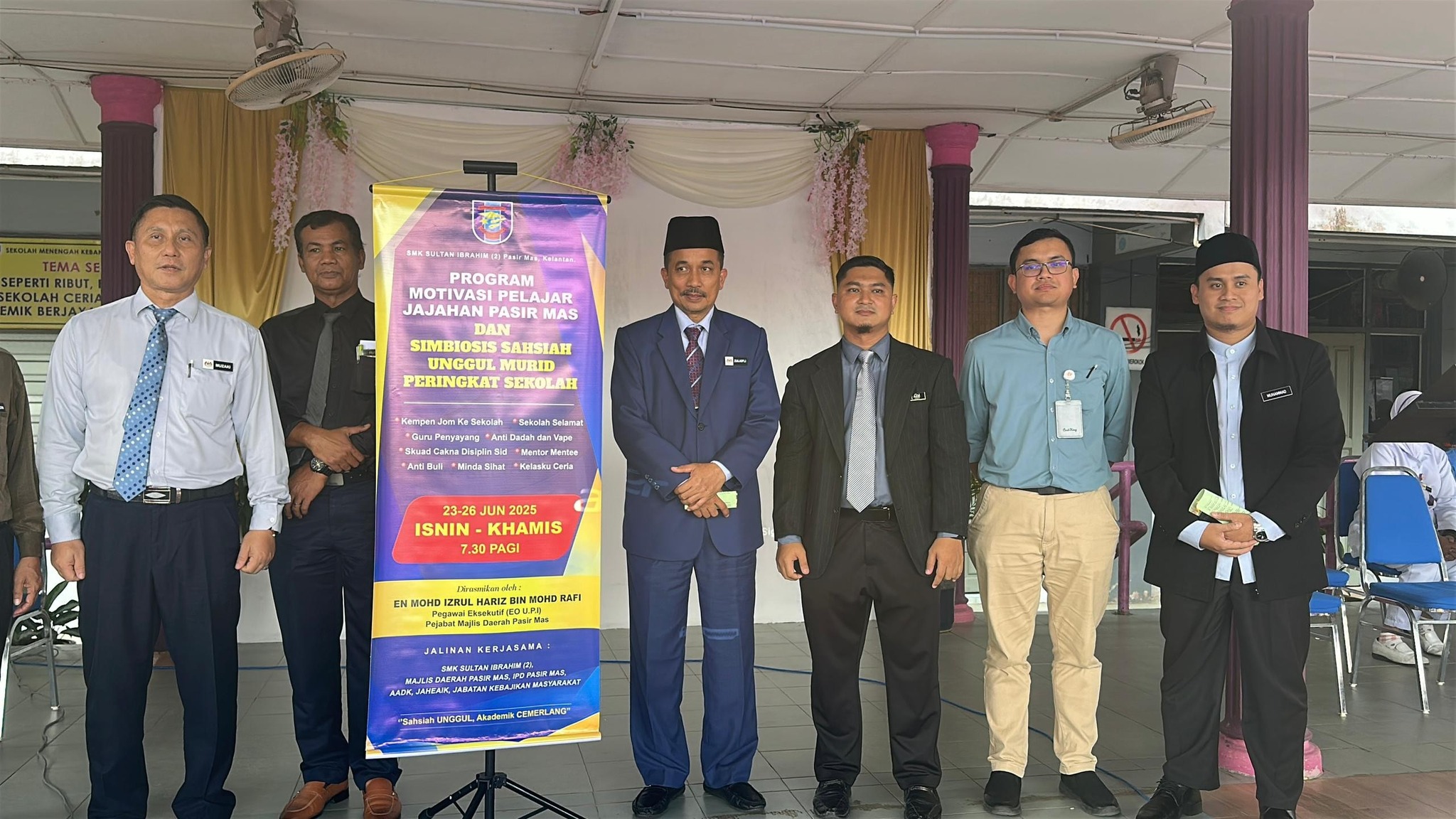 CERAMAH MOTIVASI PELAJARAN PERINGKAT SEKOLAH MENENGAH JAJAHAN PASIR MAS ANJURAN MDPM