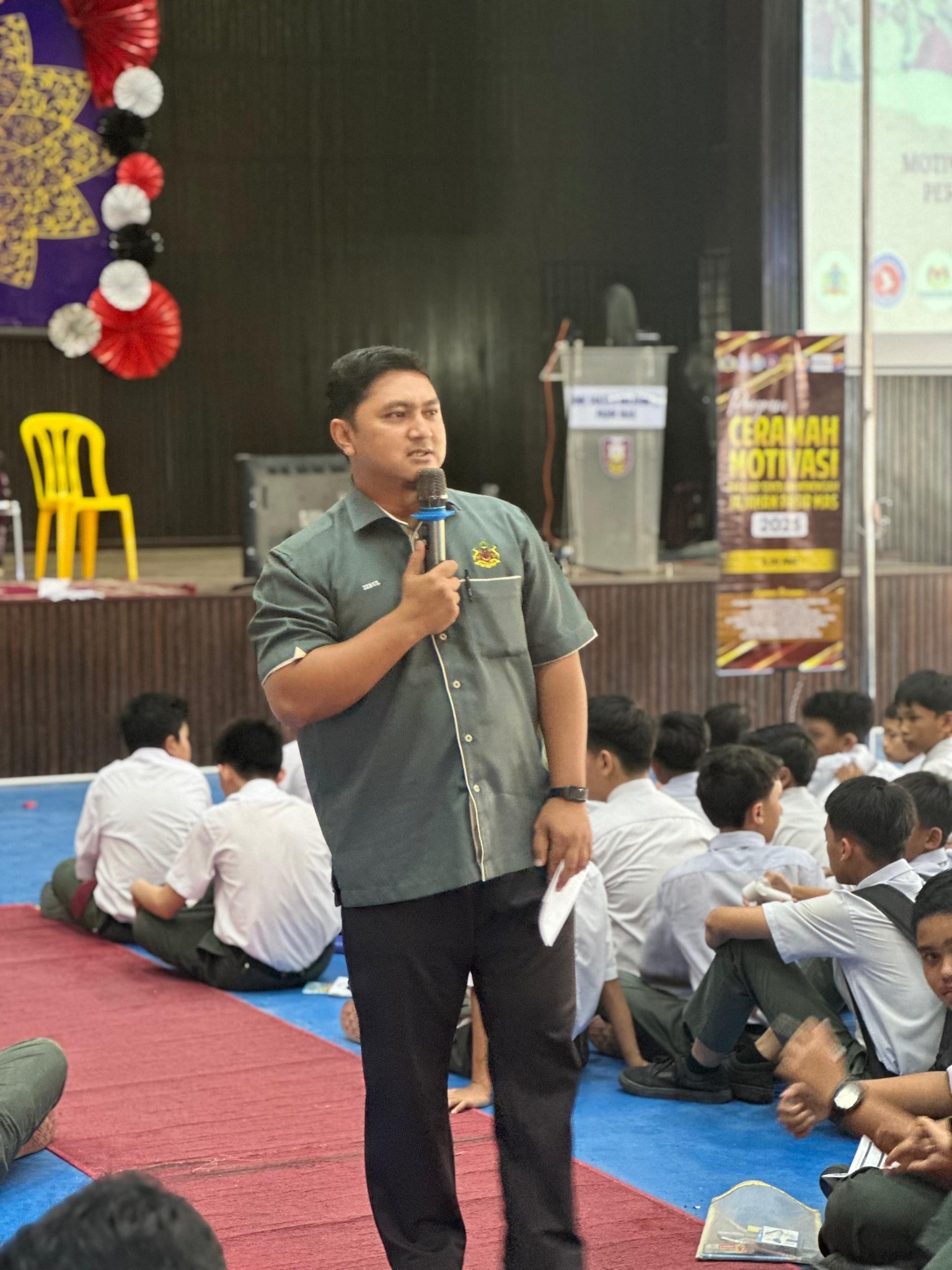 CERAMAH MOTIVASI PELAJARAN PERINGKAT SEKOLAH MENENGAH JAJAHAN PASIR MAS ANJURAN MDPM