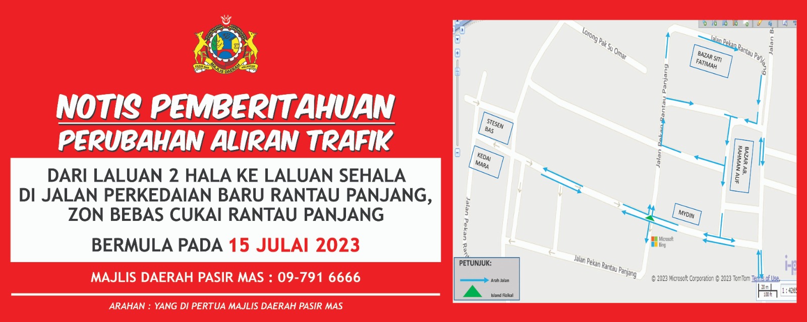 NOTIS%20PEMBERITAHUAN%20PERUBAHAN%20ALIRAN%20TRAFIK%20ZON%20BEBAS%20CUKAI%20RANTAU%20PANJANG