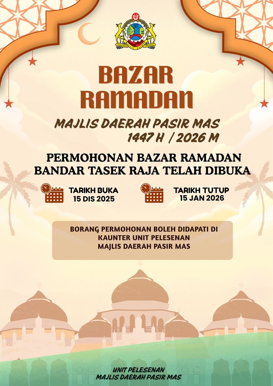 PERMOHONAN BAZAR RAMADAN BANDAR TASEK RAJA 2026