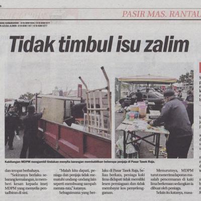 Keratan Sinar Akhbar ISNIN 23 Julai 2018